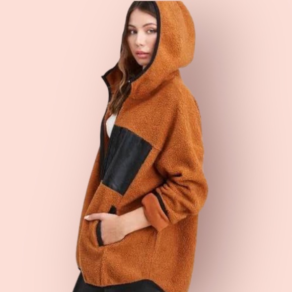 Teddy Jacket with Hood - Picture 1 of 8